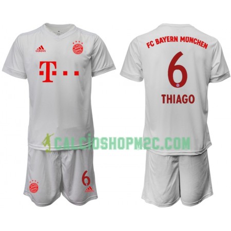 Bayern Monaco Thiago Alcantara 6 Bambino Maglia Trasferta 2020/2021 Manica Corta (+ Pantaloncini)